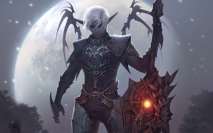 Темный эльф воин Lineage 2