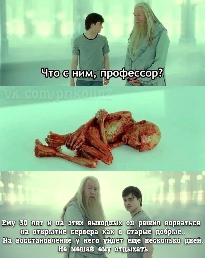 Что с ним профессор - мем Lineage 2